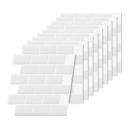 Selbstklebende 3D Wandfliesen, 30x30 cm, Metro Design