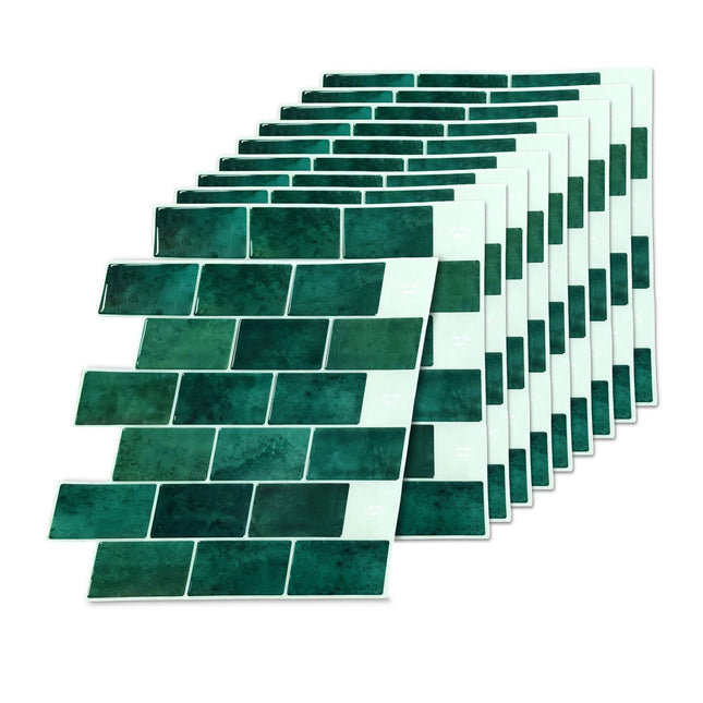 Selbstklebende 3D-Wandfliesen, 30x30 cm, Metro-Design