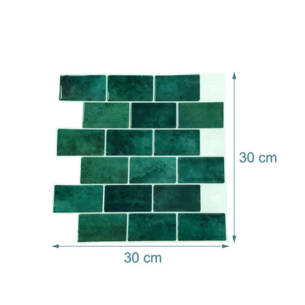 Selbstklebende 3D-Wandfliesen, 30x30 cm, Metro-Design