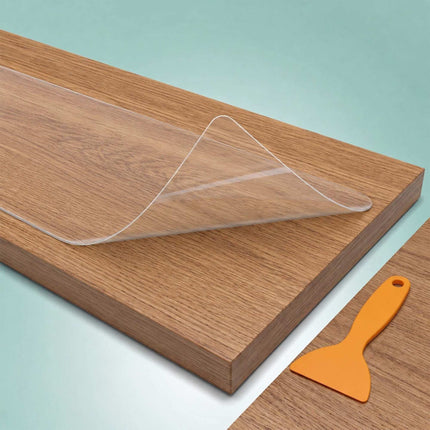 Self-Adhesive Anti-Slip Stair Treads, 15-Piece Set, Transparent, PEVA