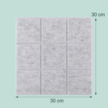 Selbstklebende Filzplatten, 12 Stück, quadratisch, zur Wandmontage