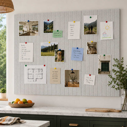 Self-Adhesive Felt Pinboard, Light Brown, 120x90 cm