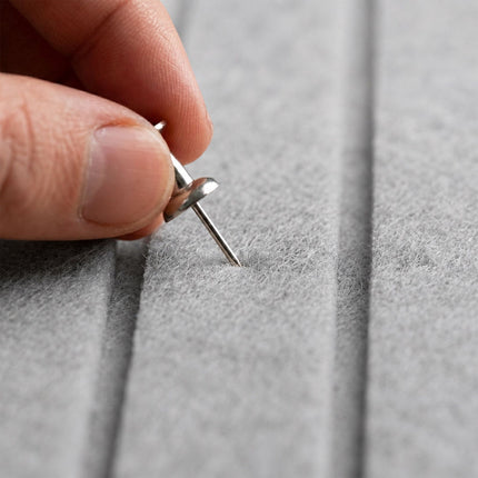 Self-Adhesive Felt Pinboard, Light Brown, 120x90 cm