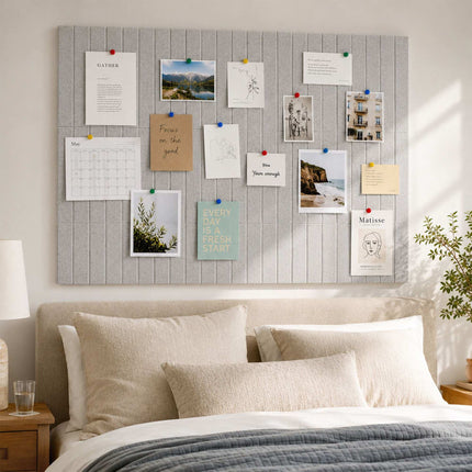 Self-Adhesive Felt Pinboard, Light Brown, 120x90 cm