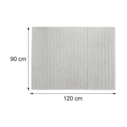Self-Adhesive Felt Pinboard, Light Brown, 120x90 cm