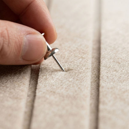 Self-Adhesive Felt Pinboard, Light Brown, 60x40 cm