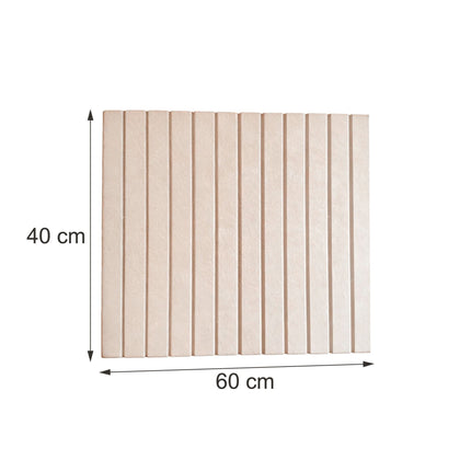Self-Adhesive Felt Pinboard, Light Brown, 60x40 cm