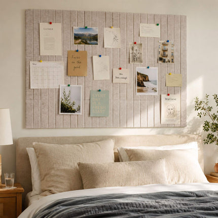 Self-Adhesive Felt Pinboard, Light Brown, 60x40 cm