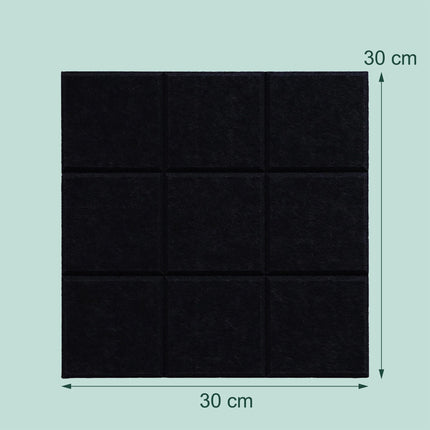 Self-Adhesive Felt Pinboards, 12-Pack for Photos & Notes