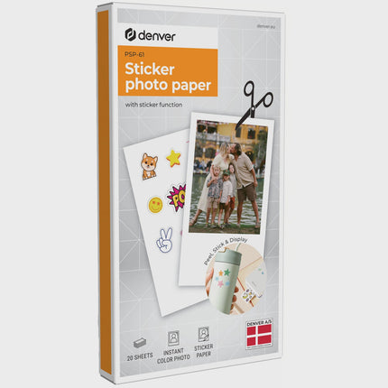 Selbstklebendes Fotopapier, 20 Blatt für Drucker