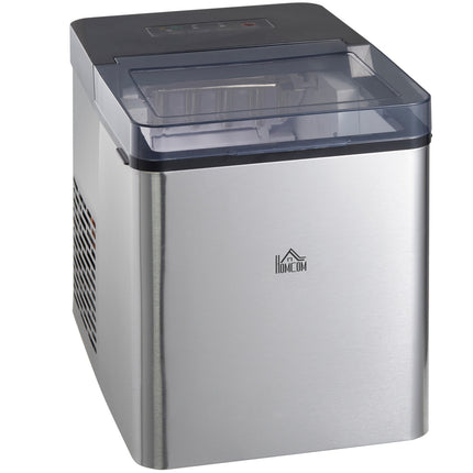 Selbstreinigende Eismaschine, 15 kg/24h, 2 Eisgrößen, Eisschaufel inklusive