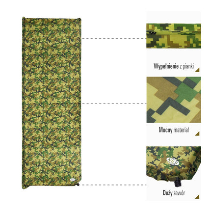 Self-Inflating Camping Mat, Compact, Lightweight