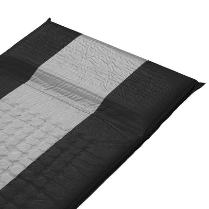 Selbstaufblasende Isomatte, Grau-Schwarz, Leicht