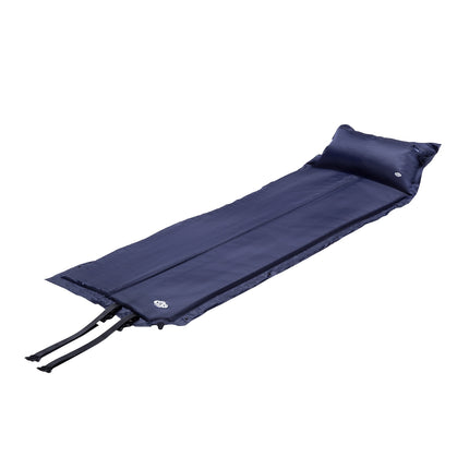 Self-Inflating Camping Mat with Pillow, Blue