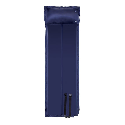 Self-Inflating Camping Mat with Pillow, Blue
