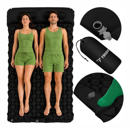 Self-Inflating Double Mattress 120x190 cm with Pump