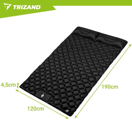 Self-Inflating Double Mattress 120x190 cm with Pump