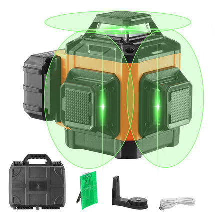 Self-Leveling Green Laser Level, 3x360, 100 ft