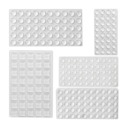 Lot de 222 tampons en caoutchouc autocollants