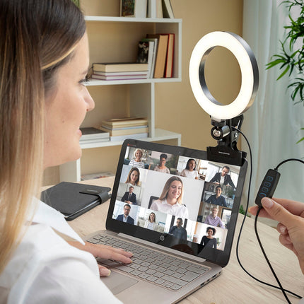 Selfie-Ringlicht mit Clip Lumahoop InnovaGoods