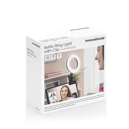 Selfie-Ringlicht mit Clip Lumahoop InnovaGoods