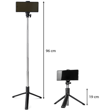 Selfie stick/tripod + remote control Izoxis 23518