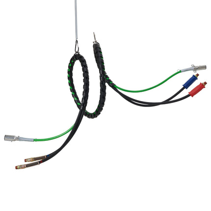 Semi Truck 3-in-1 Air Lines Kit, 15 ft, 7-Way Plug