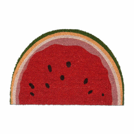 Semi-round doormat watermelon