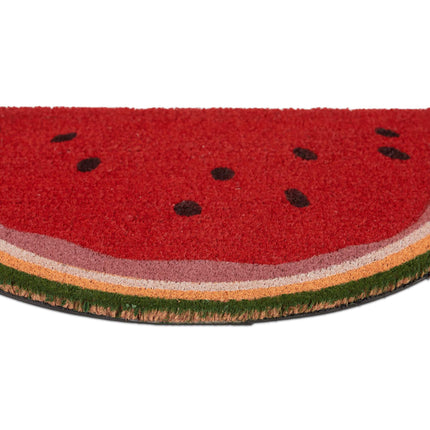 Semi-round doormat watermelon