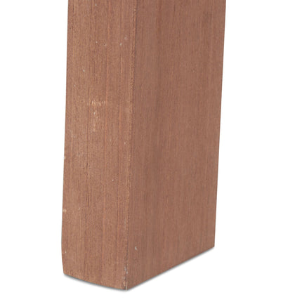 Halbrunder Klapptisch Holz braun