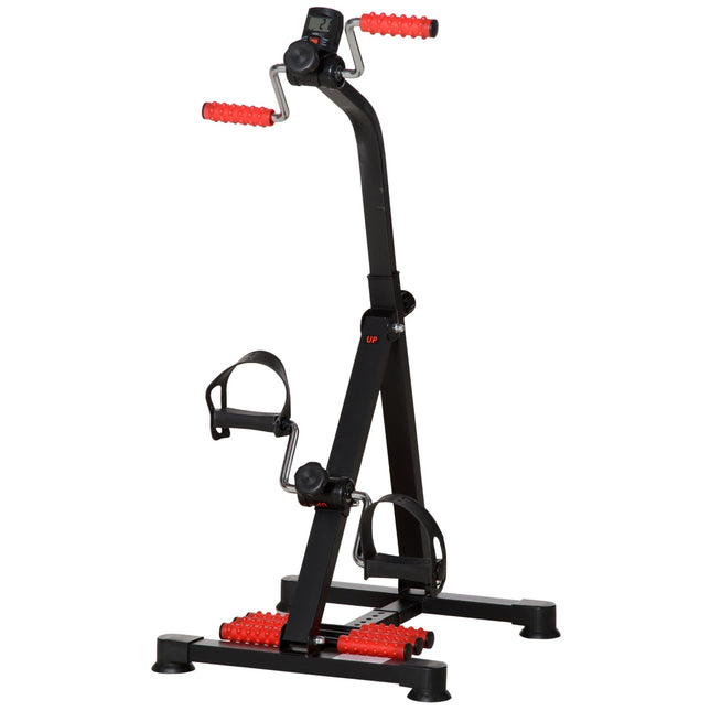 Senioren-Heimtrainer mit LCD-Display und Massagerollen