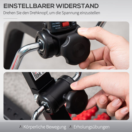 Senioren-Heimtrainer mit LCD-Display und Massagerollen