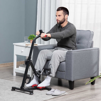 Senioren-Heimtrainer mit LCD-Display und Massagerollen