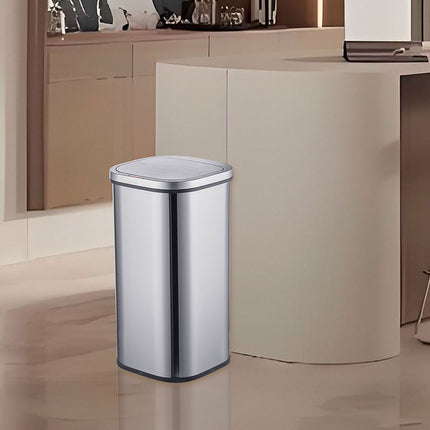 Sensor Kitchen Bin, Stainless Steel, Automatic Lid