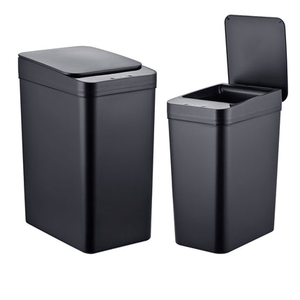 Sensor-Abfalleimer-Set, 9L & 15L, Schwarz, Automatik
