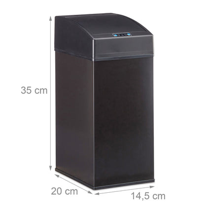 Sensor container with inner scoop