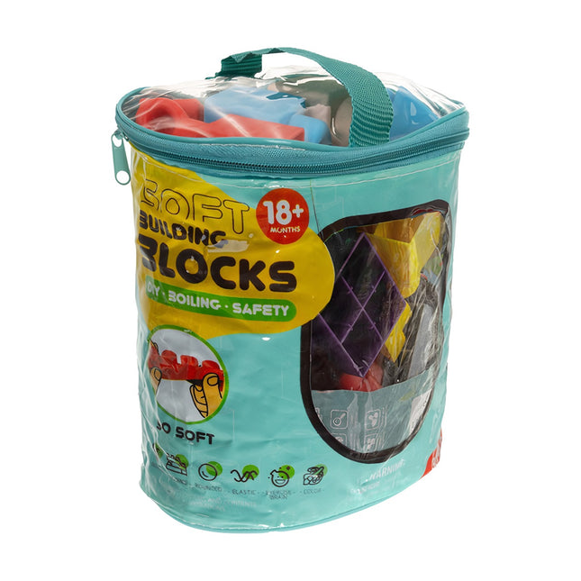 Sensory Rubber Blocks for Kids, 30-Piece Set