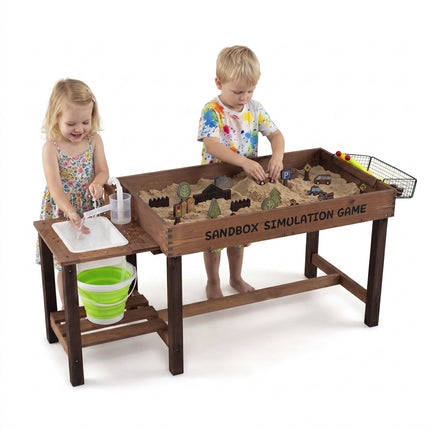 Sensory Table with Water Pump, Sink & 33 Sand Toys