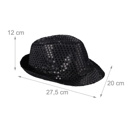 Paillettenhüte LED 2er Set