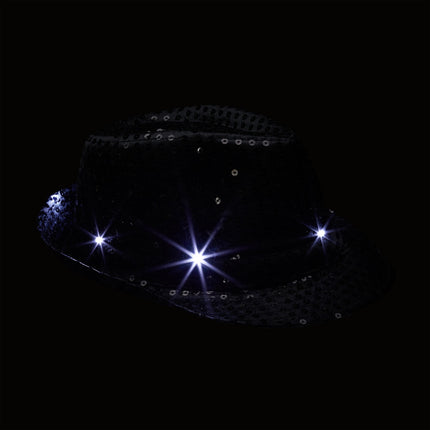 Paillettenhüte LED 2er Set