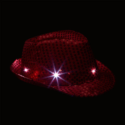 Paillettenhüte LED 2er Set