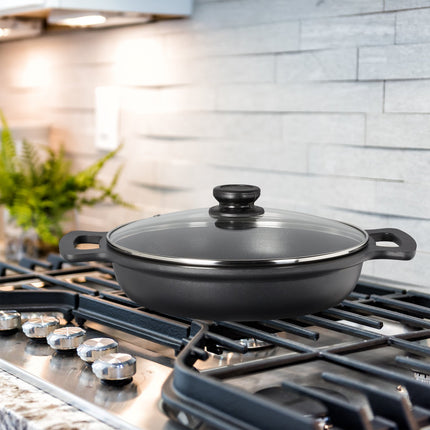 Plat de service avec couvercle