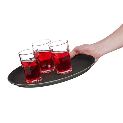 Serviertablett 2er-Pack in Schwarz