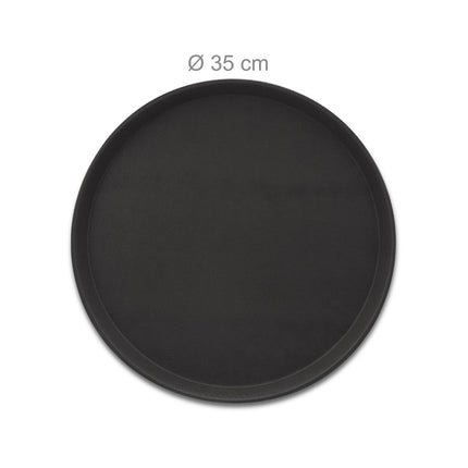 Serviertablett 2er-Pack in Schwarz