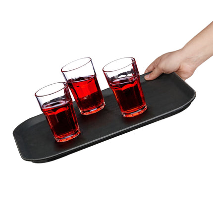 Serving tray 2-pack in black