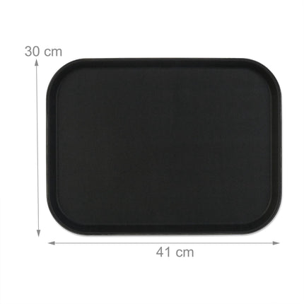 Serving tray 2-pack in black