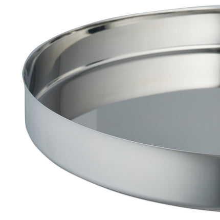 Serving tray in silver