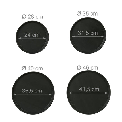 Serving tray set of 4 4 sizes
