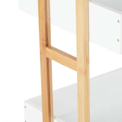 Serving trolley with 4 shelves