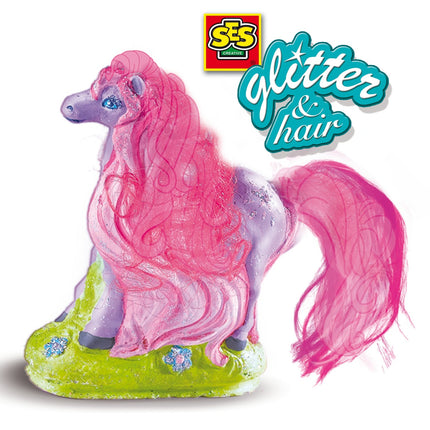 Ses Gießen Und Malen "Glitzer-Pferde"